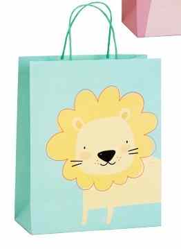 SACOLA PRESENTE BABY ZOO 25,5X21X10CM